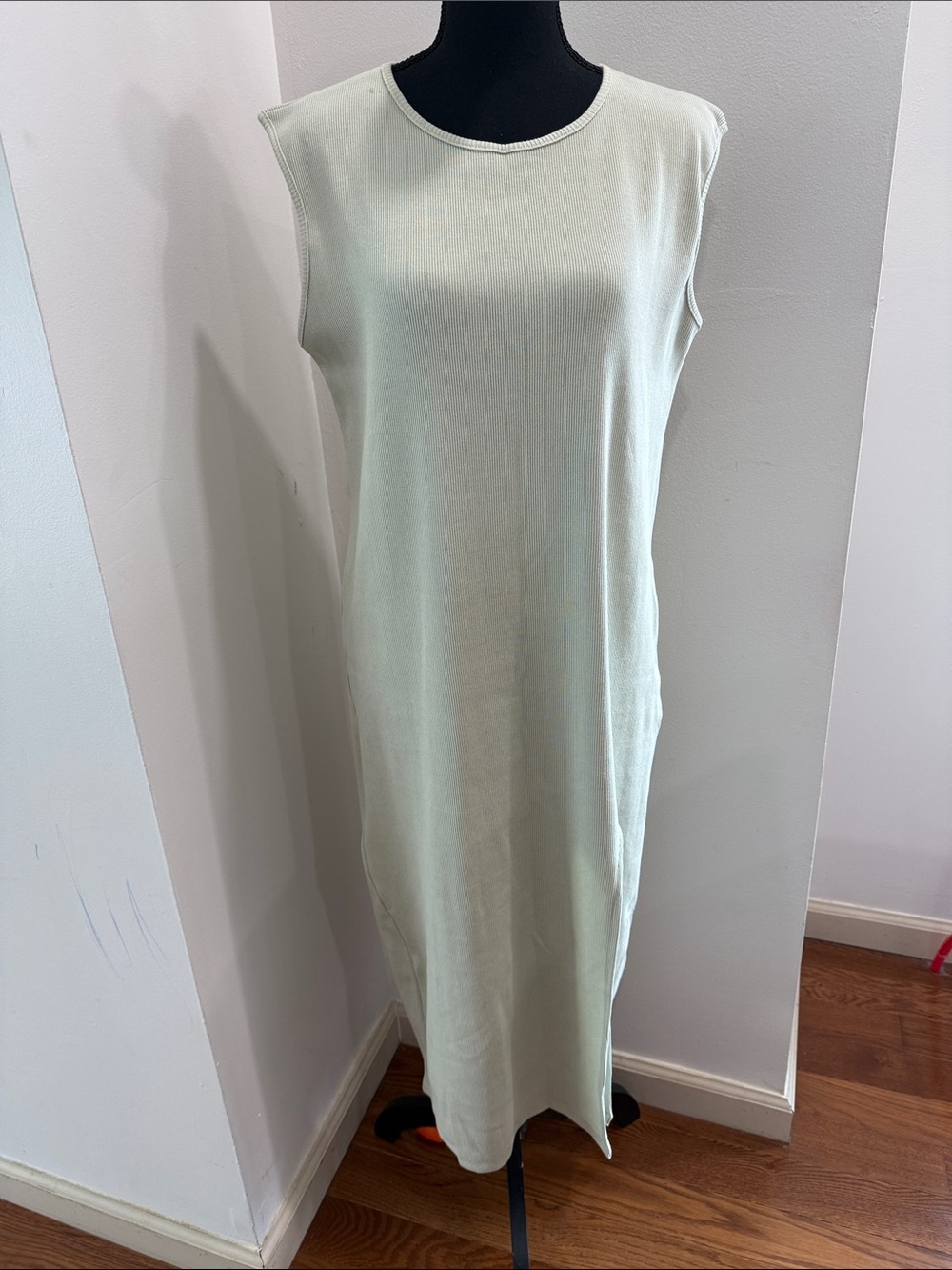 Boohoo Rib Side Split Midi Dress size 14 US
